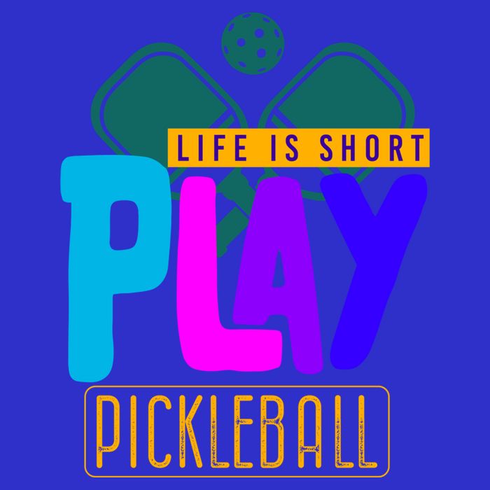 Pickleball Life Is Short Play Pickle Ball Gift Toddler T-Shirt