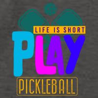 Pickleball Life Is Short Play Pickle Ball Gift Vector Backpack