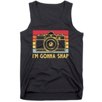 Photography Lover I'm Gonna Snap Funny Photographer Tank Top