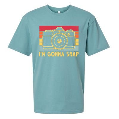 Photography Lover I'm Gonna Snap Funny Photographer Sueded Cloud Jersey T-Shirt