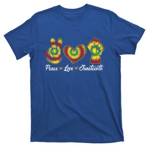 Peace Love Juneteenth 1865 Juneteenth African Gift T-Shirt