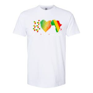 Peace Love Juneteenth Blm Freedom Day Independence Cool Gift Softstyle CVC T-Shirt