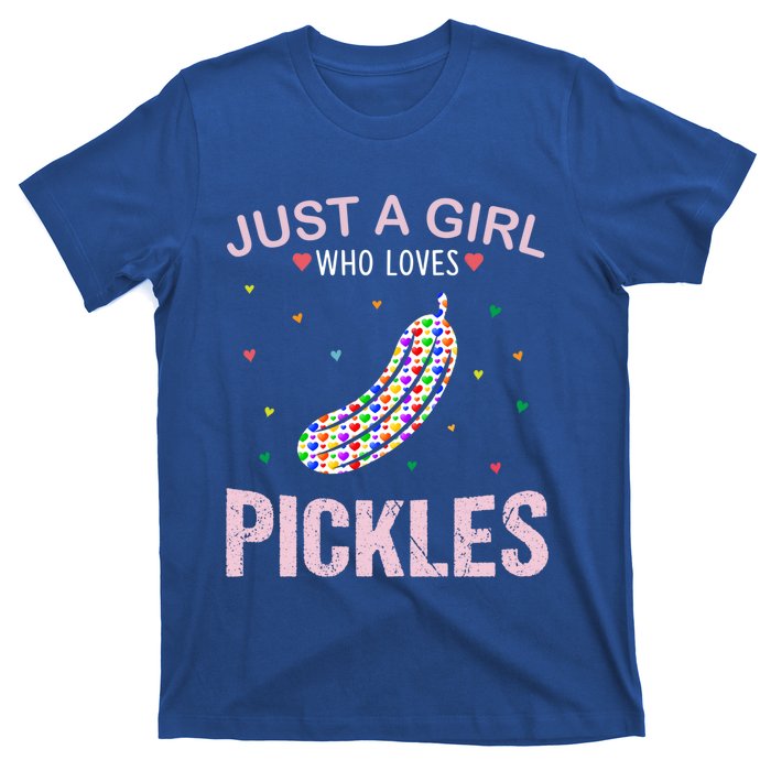 Pickles Lover Just A Who Loves Pickles Cute Gift T-Shirt