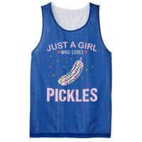 Pickles Lover Just A Who Loves Pickles Cute Gift Mesh Reversible Basketball Jersey Tank