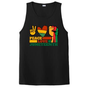 Peace Love Junenth 1865 Freedom Black History June 19 Gift PosiCharge Competitor Tank