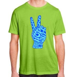 Peace Love Joy Freedom Unity Hope Harris Walz Election 2024 Gift Adult ChromaSoft Performance T-Shirt