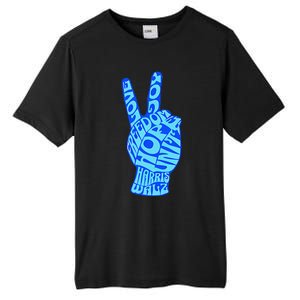 Peace Love Joy Freedom Unity Hope Harris Walz Election 2024 Gift Tall Fusion ChromaSoft Performance T-Shirt