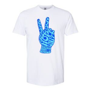 Peace Love Joy Freedom Unity Hope Harris Walz Election 2024 Gift Softstyle CVC T-Shirt