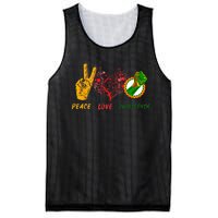 Peace Love Juneteenth Black History Pride African American Mesh Reversible Basketball Jersey Tank