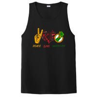 Peace Love Juneteenth Black History Pride African American PosiCharge Competitor Tank