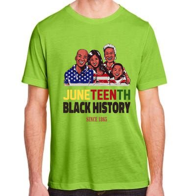 Peace Love Juneteenth Black History Family Pride Freedom Gift Adult ChromaSoft Performance T-Shirt