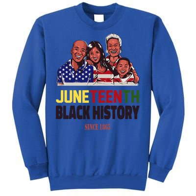 Peace Love Juneteenth Black History Family Pride Freedom Gift Sweatshirt