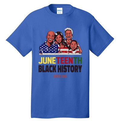 Peace Love Juneteenth Black History Family Pride Freedom Gift Tall T-Shirt