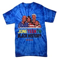 Peace Love Juneteenth Black History Family Pride Freedom Gift Tie-Dye T-Shirt