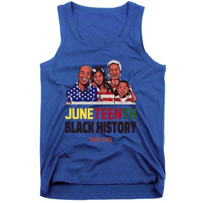 Peace Love Juneteenth Black History Family Pride Freedom Gift Tank Top