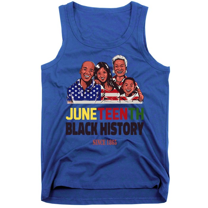 Peace Love Juneteenth Black History Family Pride Freedom Gift Tank Top