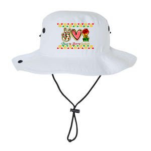 Peace Love Juneteenth Freeish Black History Black Culture Funny Gift Legacy Cool Fit Booney Bucket Hat