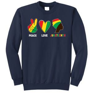 Peace Love Juneteenth Sweatshirt