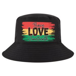 Peace Love Junenth 1865 Gift Cool Comfort Performance Bucket Hat