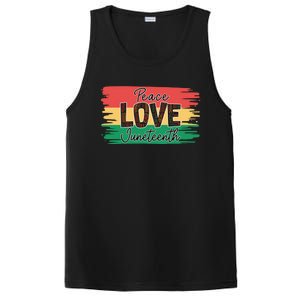 Peace Love Junenth 1865 Gift PosiCharge Competitor Tank