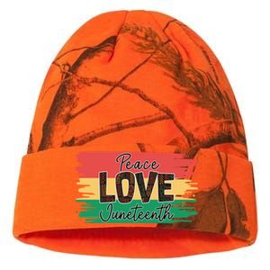 Peace Love Junenth 1865 Gift Kati Licensed 12" Camo Beanie