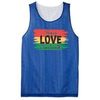 Peace Love Junenth 1865 Gift Mesh Reversible Basketball Jersey Tank