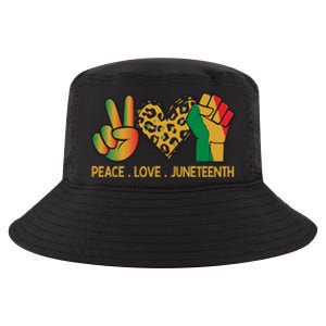 Peace Love Junenth June 19th 1865 Junenth Freedom Day Cool Gift Cool Comfort Performance Bucket Hat