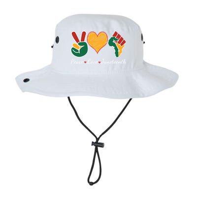 Peace Love Juneteenth Independence Black History Blm African Gift Legacy Cool Fit Booney Bucket Hat