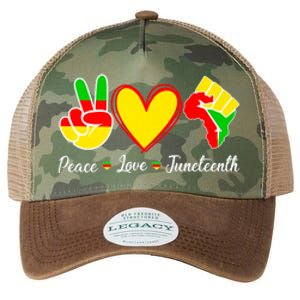 Peace Love Juneteenth Black Pride Freedom Independence Gift African Pride Legacy Tie Dye Trucker Hat