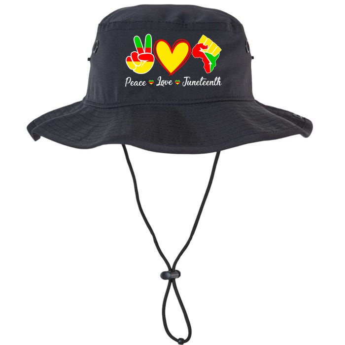 Peace Love Juneteenth Black Pride Freedom Independence Gift African Pride Legacy Cool Fit Booney Bucket Hat