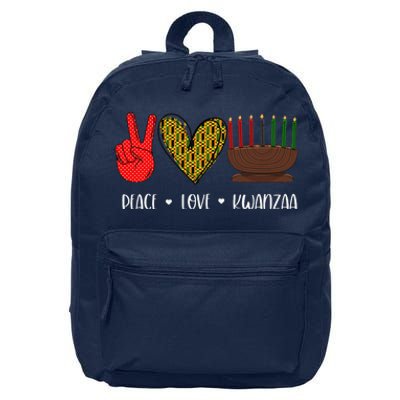 Peace Love Kwanzaa Pajamas African Happy Kwanzaa Matching 16 in Basic Backpack