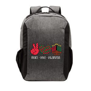 Peace Love Kwanzaa Christmas Family Kwanzaa Candles Vector Backpack