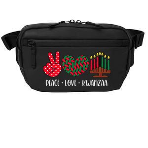 Peace Love Kwanzaa Christmas Family Kwanzaa Candles Crossbody Pack