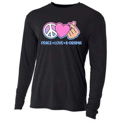 Peace Love Kdrama Korean Drama Lover Cooling Performance Long Sleeve Crew