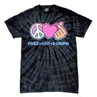 Peace Love Kdrama Korean Drama Lover Tie-Dye T-Shirt