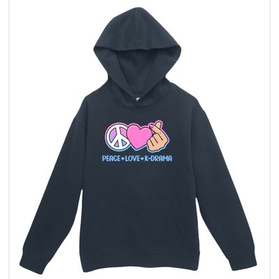 Peace Love Kdrama Korean Drama Lover Urban Pullover Hoodie