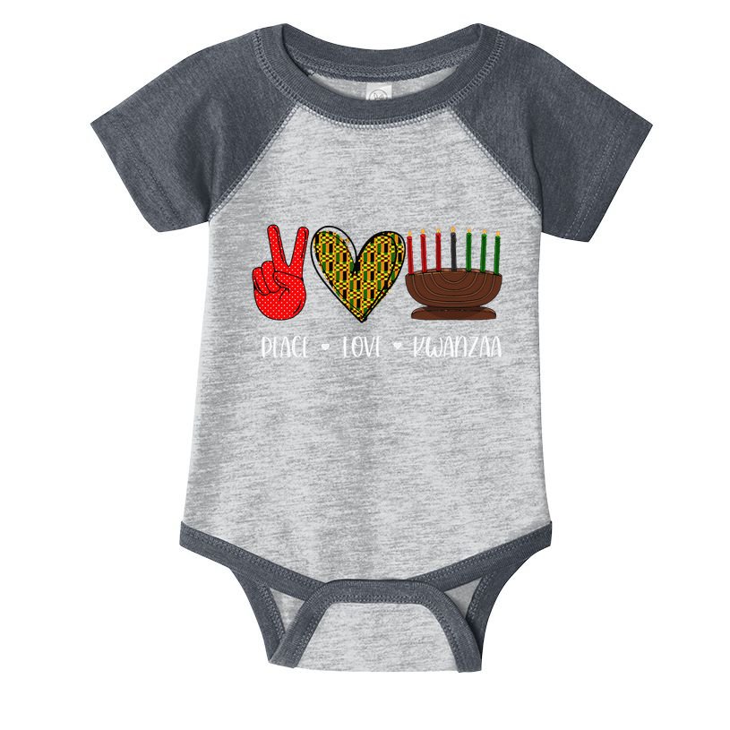 Peace Love Kwanzaa Pajamas African Happy Kwanzaa Matching Infant Baby Jersey Bodysuit