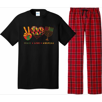 Peace Love Kwanzaa African American Heritage Happy Kwanzaa Pajama Set