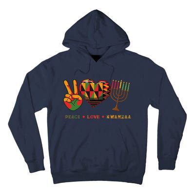 Peace Love Kwanzaa African American Heritage Happy Kwanzaa Tall Hoodie