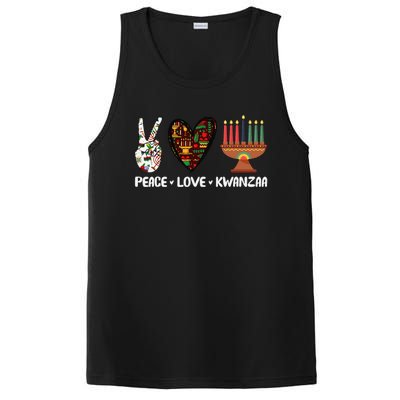 Peace Love Kwanzaa Pajamas African Happy Kwanzaa Matching PosiCharge Competitor Tank