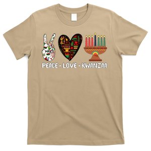 Peace Love Kwanzaa Pajamas African Happy Kwanzaa Matching T-Shirt