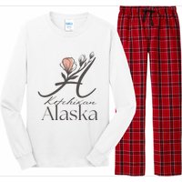 Proud Lady Ketchikan Alaska Women Home Sweet Home Long Sleeve Pajama Set