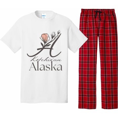 Proud Lady Ketchikan Alaska Women Home Sweet Home Pajama Set