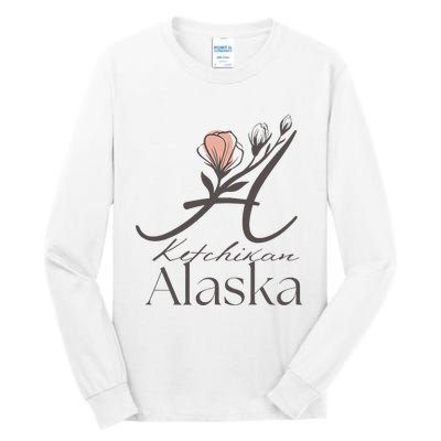 Proud Lady Ketchikan Alaska Women Home Sweet Home Tall Long Sleeve T-Shirt