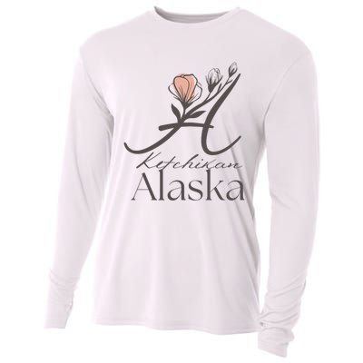 Proud Lady Ketchikan Alaska Women Home Sweet Home Cooling Performance Long Sleeve Crew