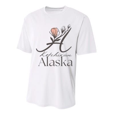 Proud Lady Ketchikan Alaska Women Home Sweet Home Performance Sprint T-Shirt