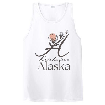 Proud Lady Ketchikan Alaska Women Home Sweet Home PosiCharge Competitor Tank