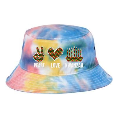 Peace Love Kwanzaa Happy Kwanzaa African American Tie Dye Newport Bucket Hat