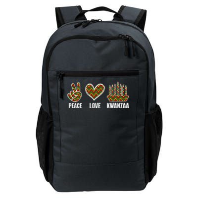 Peace Love Kwanzaa Happy Kwanzaa African American Daily Commute Backpack