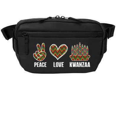 Peace Love Kwanzaa Happy Kwanzaa African American Crossbody Pack